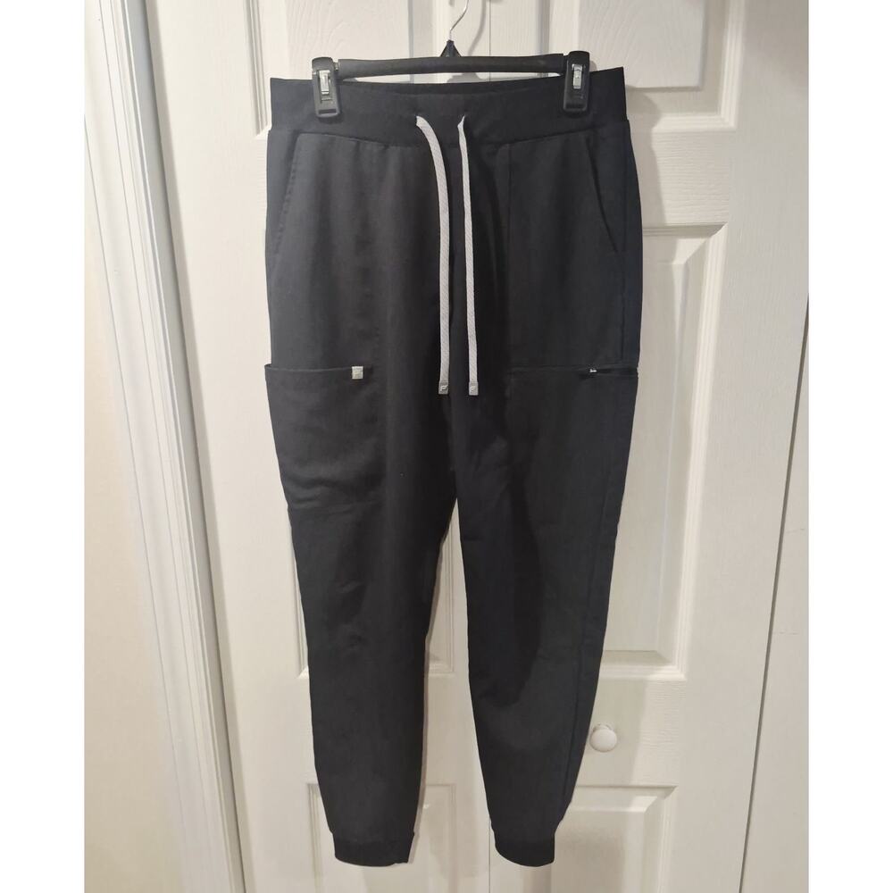 Fabletics Pants Mens M Black Feel Good Performance Joggers Zip Pocket